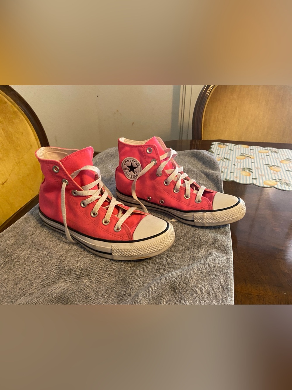 Converse Pink High-Top Canvas Sneakers